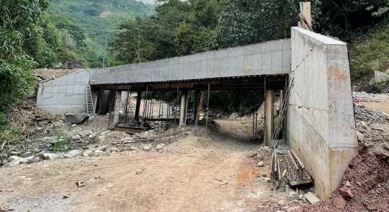 Este es el tercer puente vehicular que se está construyendo en el Corregimiento Uno