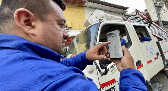 Vía WhatsApp puede solicitar la atención técnica de alumbrado público
