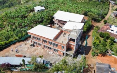 ¡Falta muy poco! Los estudiantes de la vereda Santa Rita estrenarán el Colegio Rural Bosconia