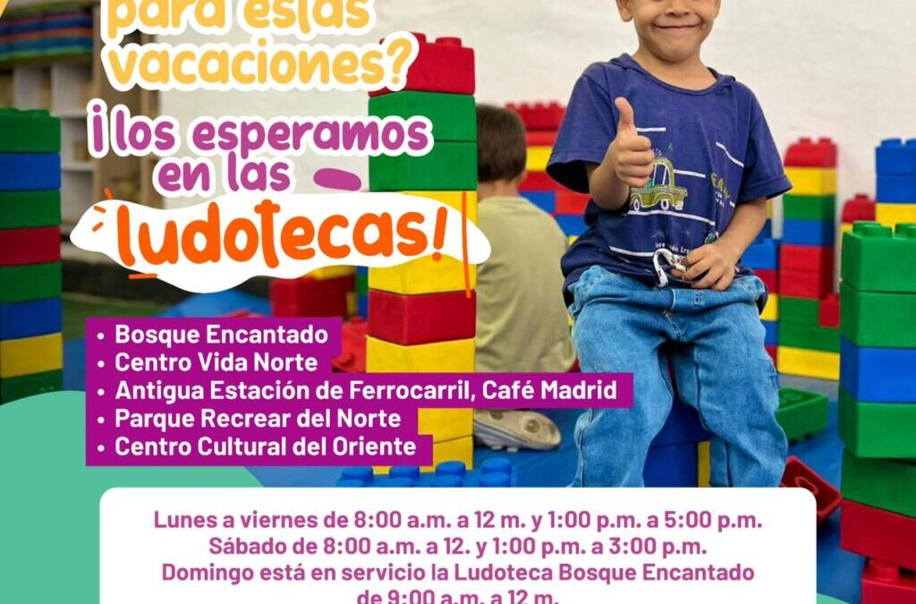 Ludotecas tendrán sus puertas abiertas en el receso escolar