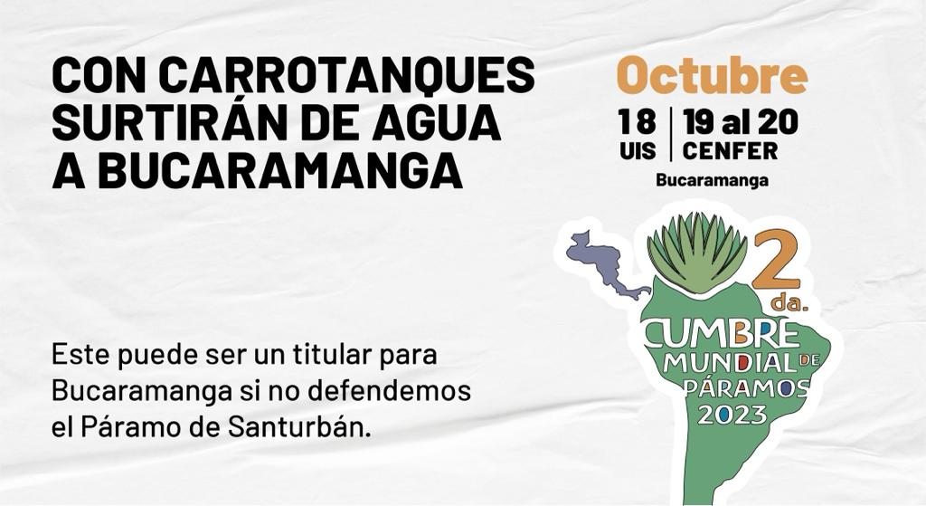 Con carrotanques surtirán de agua a Bucaramanga