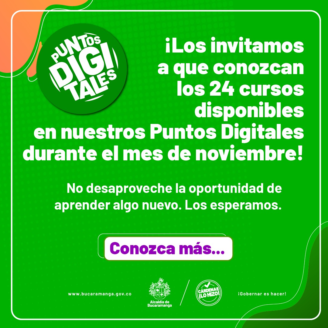 cursos noviembre puntos digitales