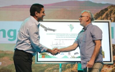 Se firmó el Acuerdo de Cooperación por la Conservación del Cóndor Andino y su Hábitat en el Páramo de Santurbán