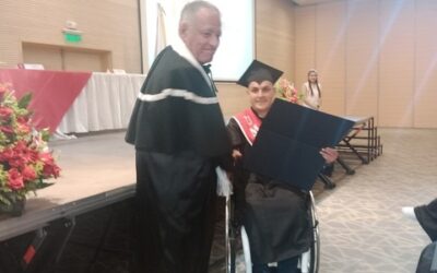 La discapacidad no fue impedimento para graduarse como ingeniero industrial