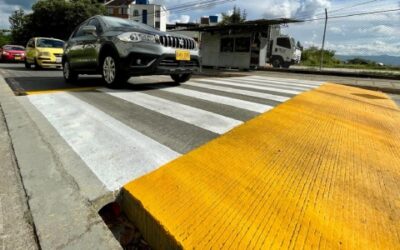 Este año se han construido 37 reductores de velocidad para cuidar la vida de los peatones en las vías