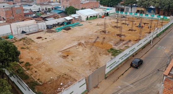 Así avanza la obra del colegio Politécnico sede C