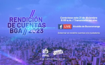 Este 21 de diciembre habrá Audiencia Pública de Rendición de Cuentas 2020 – 2023