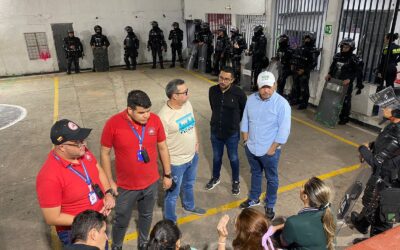 Rápida reacción de la Secretaría del Interior y la Policía de Bucaramanga frente a la asonada en la Comisaría de Familia de La Joya