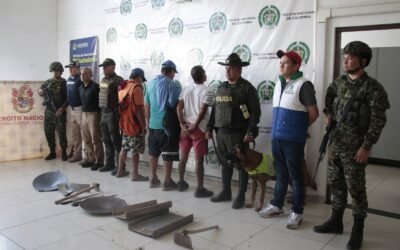 Aumentan las capturas por minería ilegal en Bucaramanga