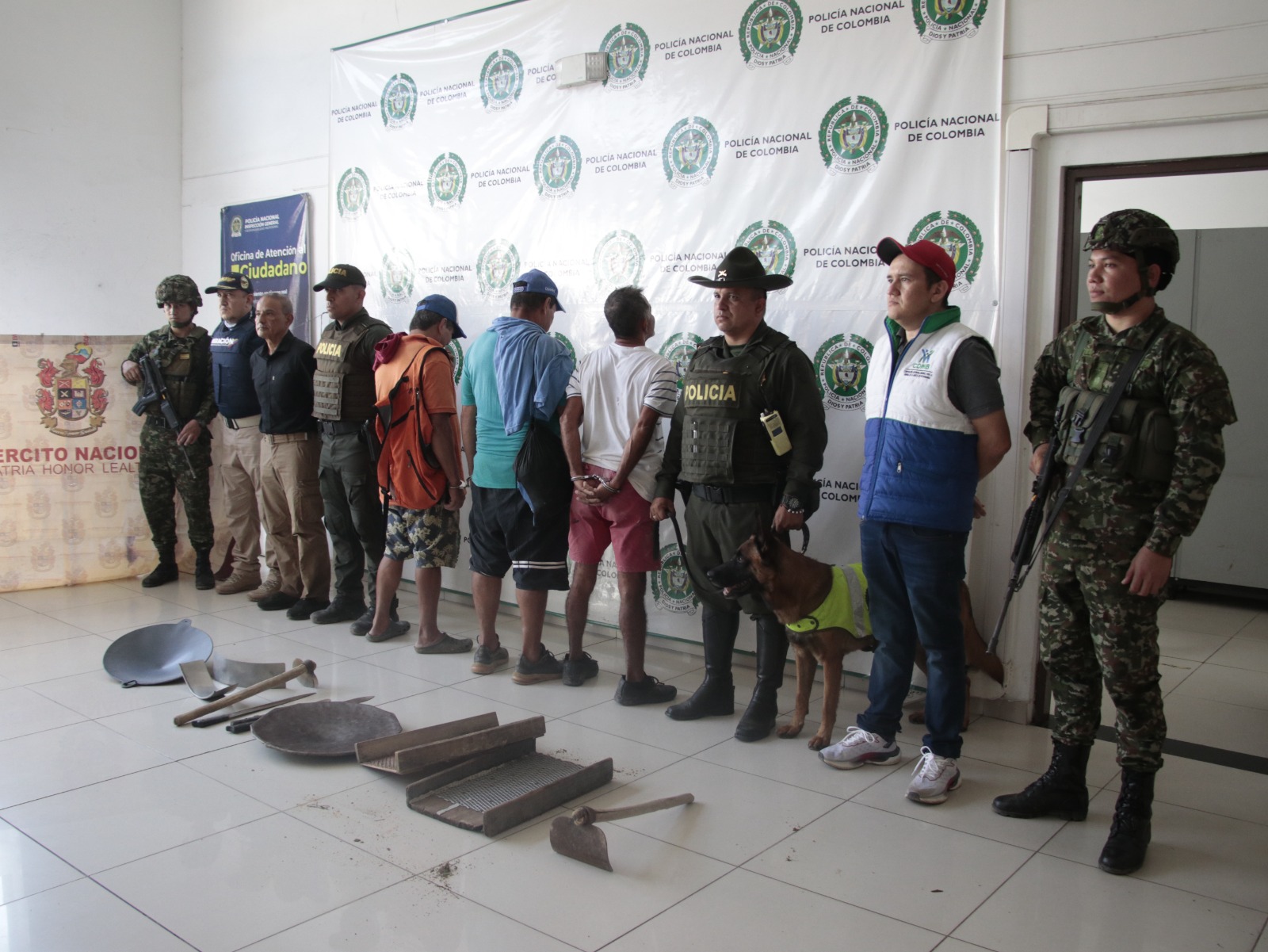 Aumentan las capturas por minería ilegal en Bucaramanga