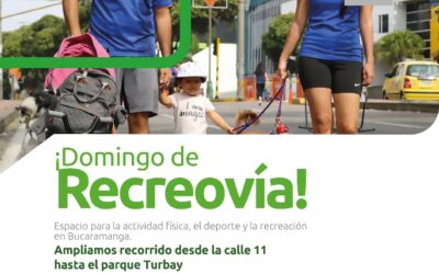 ¡Ampliamos recorrido en la Recreovía  Dominical!