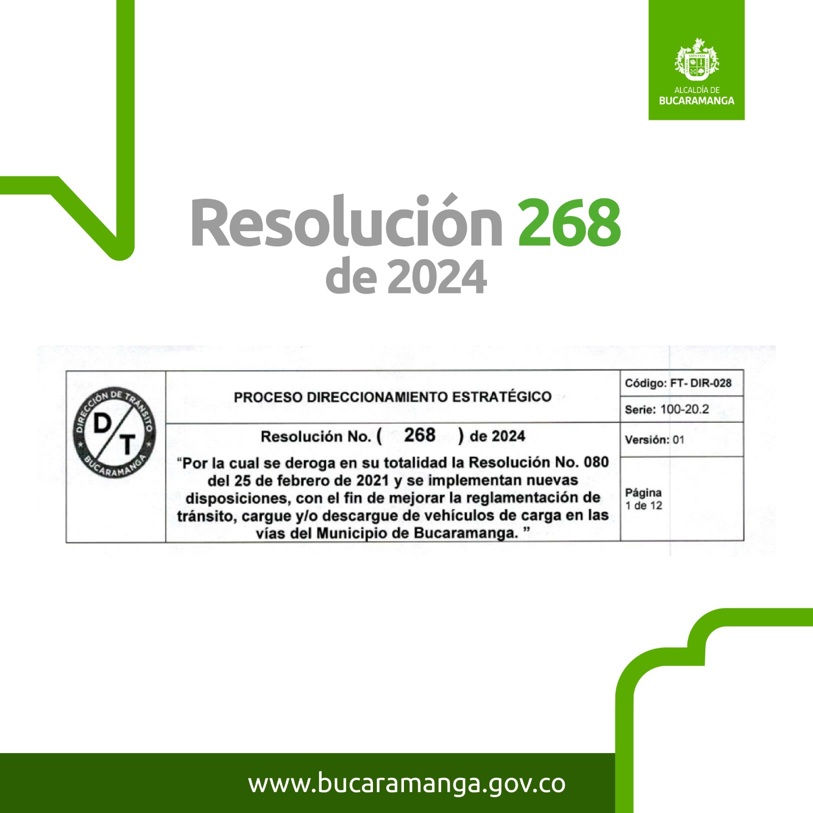 Resolución 268 2024