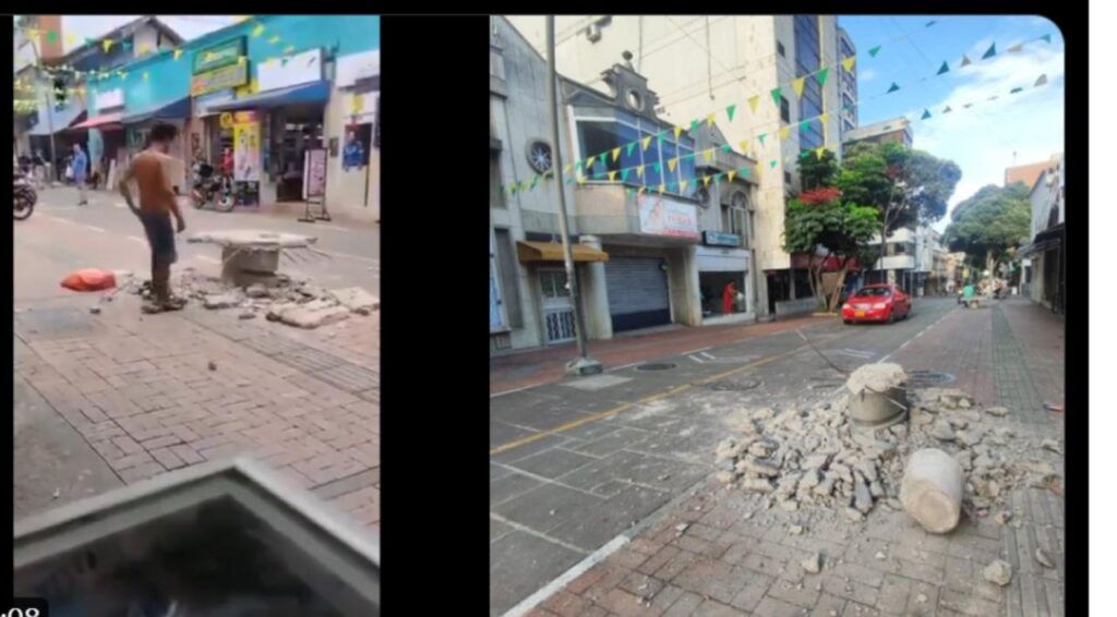 Estas son las declaraciones del secretario de Infraestructura de Bucaramanga, Jorge Alejandro García, por video que circula de habitante de calle destruyendo bien inmueble de la ciudad