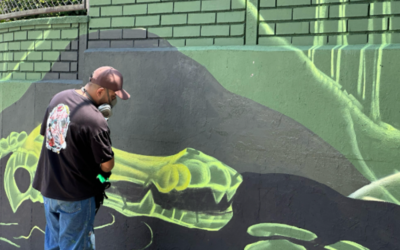 Así transforman ‘La Bonita’ en una galería de arte urbano