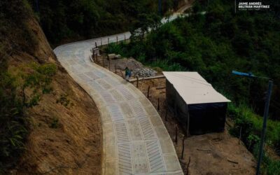 Zona rural estrena placa huella