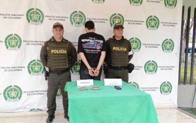 Capturado en flagrancia expendedor de drogas en Calle de los Estudiantes en Bucaramanga