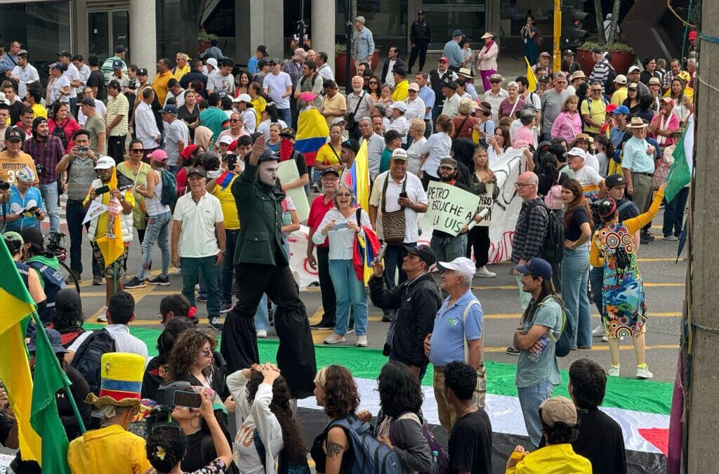 Jornada de protesta tuvo un balance positivo en Bucaramanga