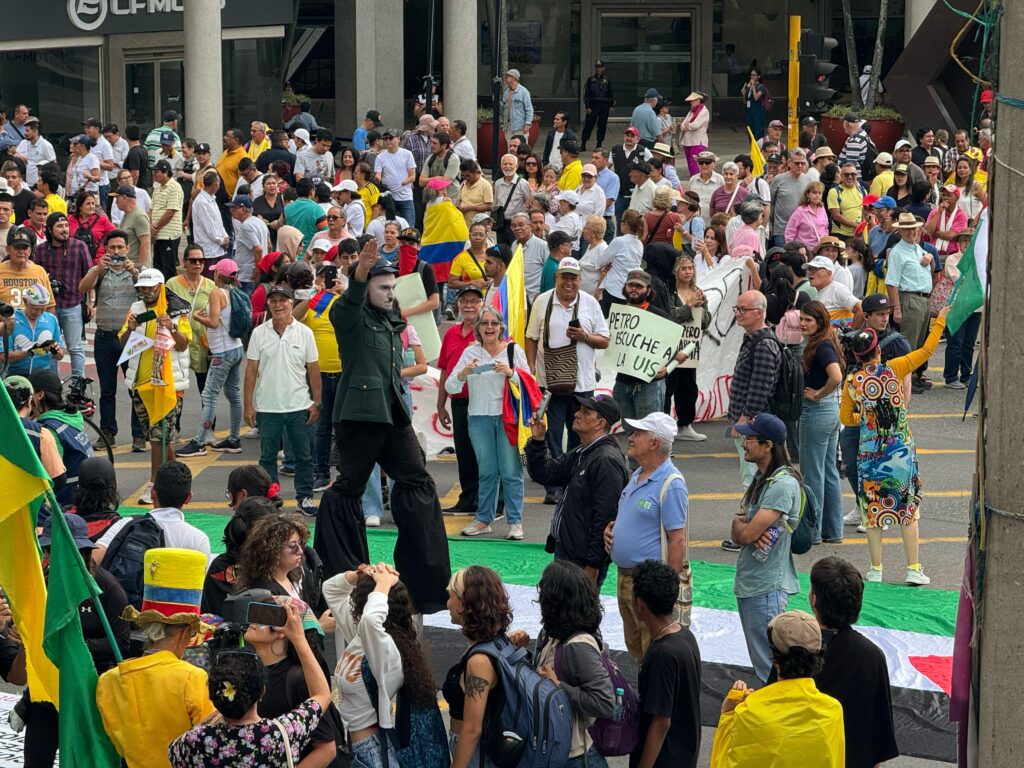 Protesta con balance positivo en Bucaramanga.