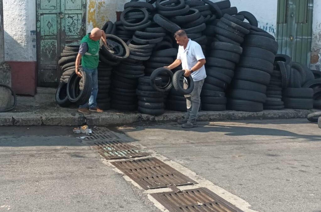 ‘Ruta del zancudo’ para mitigar el dengue: 624 llantas recolectadas serán reutilizadas