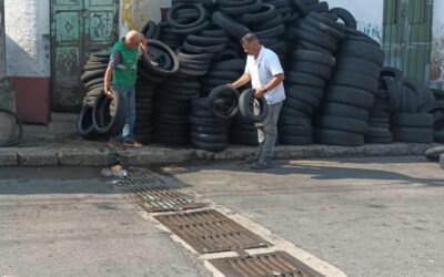 ‘Ruta del zancudo’ para mitigar el dengue: 624 llantas recolectadas serán reutilizadas