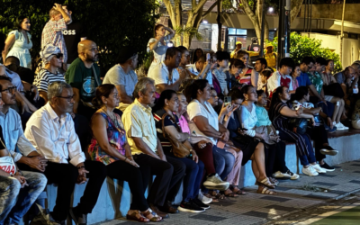 El Parque San Pío se llenó de arte, fe y tradición con el concierto de coros y tunas de BucaraSanta