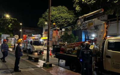 Diciendo y cumpliendo: alcalde Beltrán solucionó fallas en alumbrado público de la 15