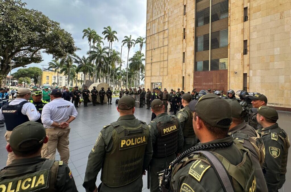 Más de 3 mil policías garantizan la seguridad de Bucaramanga en Semana Santa