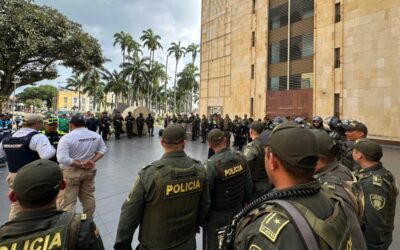 Más de 3 mil policías garantizan la seguridad de Bucaramanga en Semana Santa