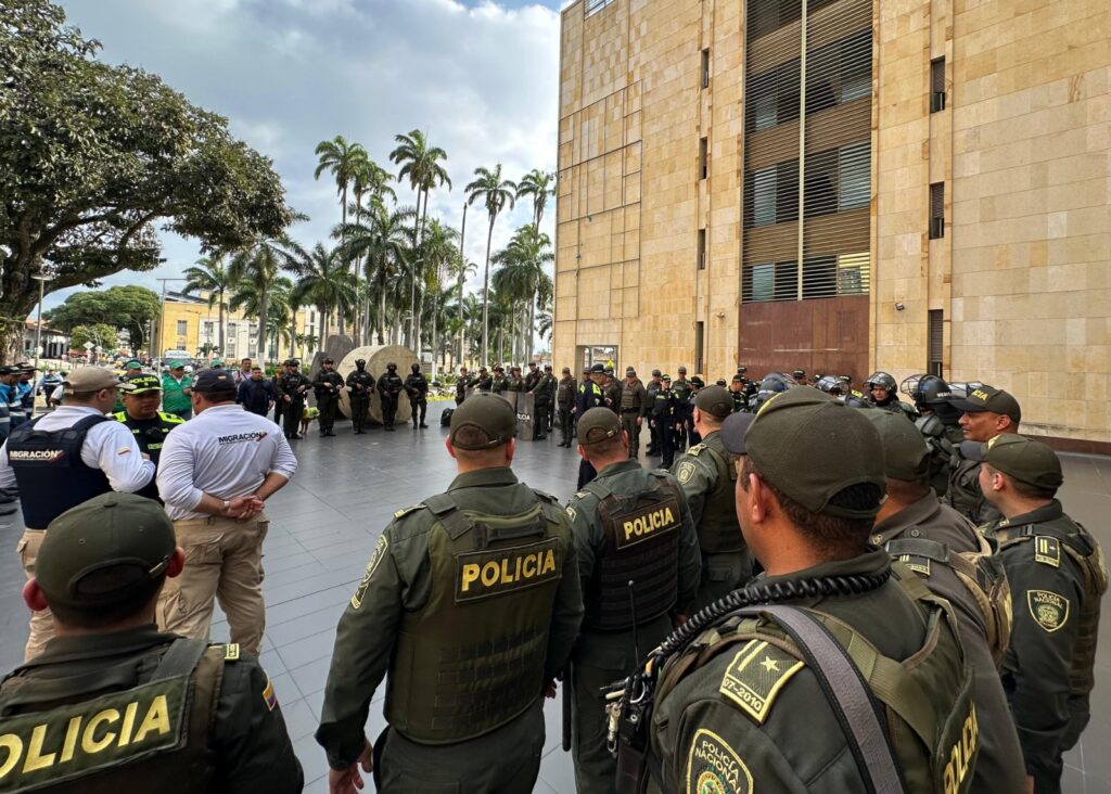 Más de 3 mil policías garantizan la seguridad de Bucaramanga en Semana Santa.