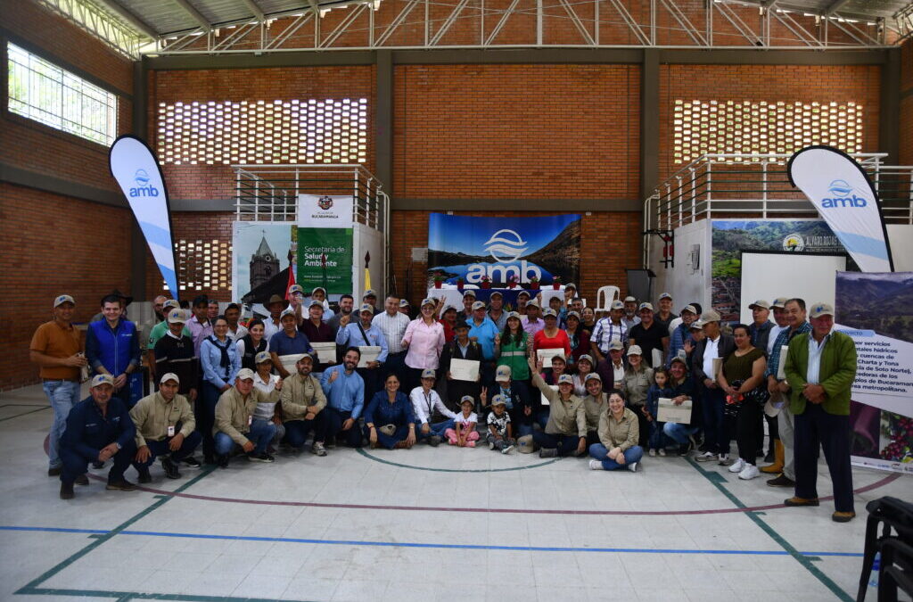 41 familias campesinas de Charta se convierten en guardianes del agua que abastece a Bucaramanga
