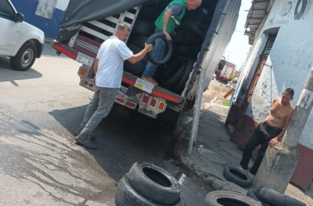 1.038 llantas fueron recolectadas para mitigar el dengue en Bucaramanga
