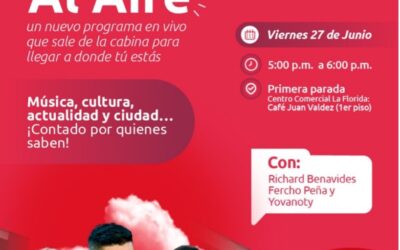 La cultural 100.7 FM estrena AL AIRE La radio sale de la cabina