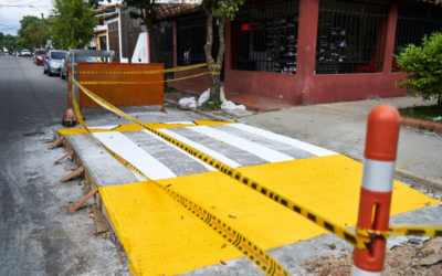 Proyecto de pavimentación incluirá reductores de velocidad