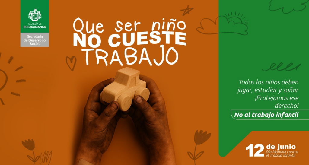 En Bucaramanga trabajamos por una ciudad libre de explotación laboral infantil