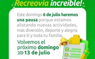 Este domingo no habrá Recreovía en la carrera 27