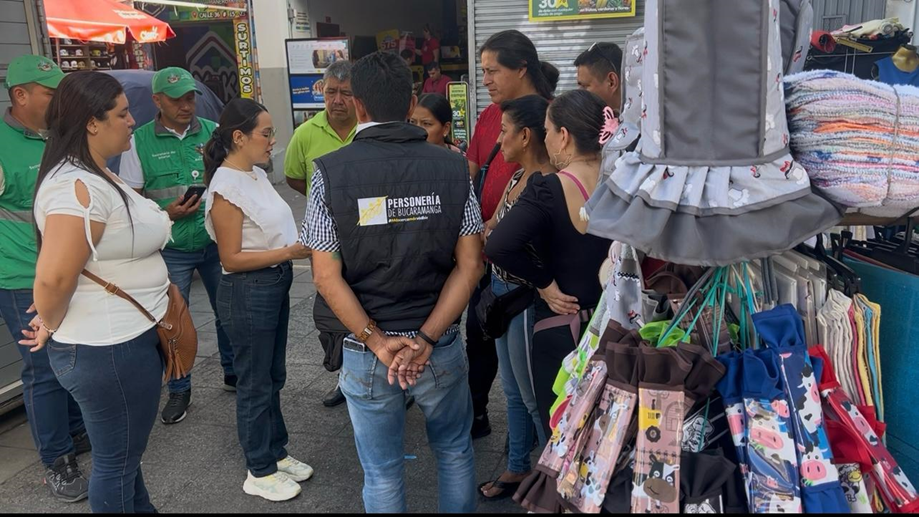 Orden e inclusión para la venta informal en Bucaramanga