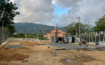 Polideportivo en La Salle se entregará en octubre