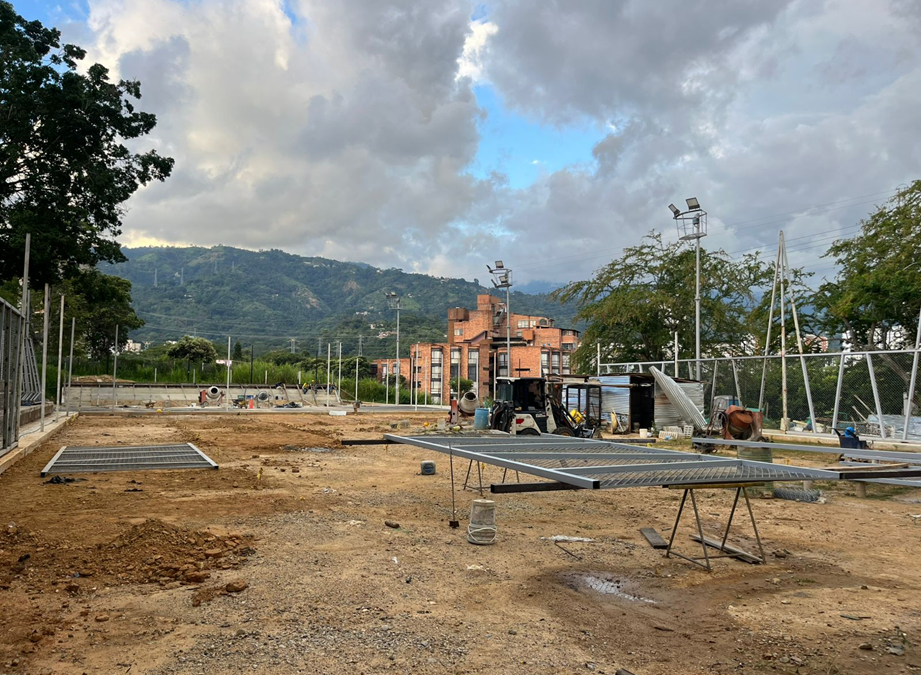 Polideportivo en La Salle se entregará en octubre