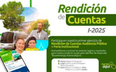Participe en la primera Rendición de Cuentas 2025 de la Alcaldía de Bucaramanga