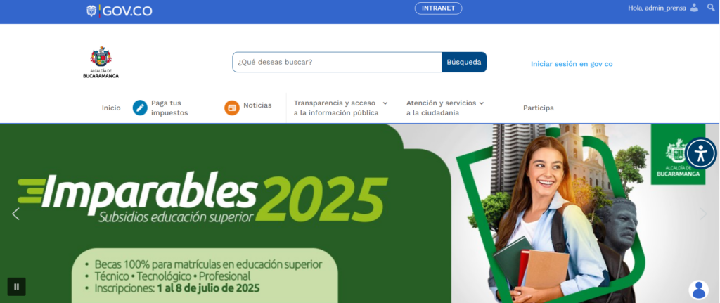Se actualizó el sistema de búsqueda web en Bucaramanga