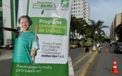 Bucaramanga fortalece pedagogía ciudadana con estrategia ‘Pintatón por la Bonita’
