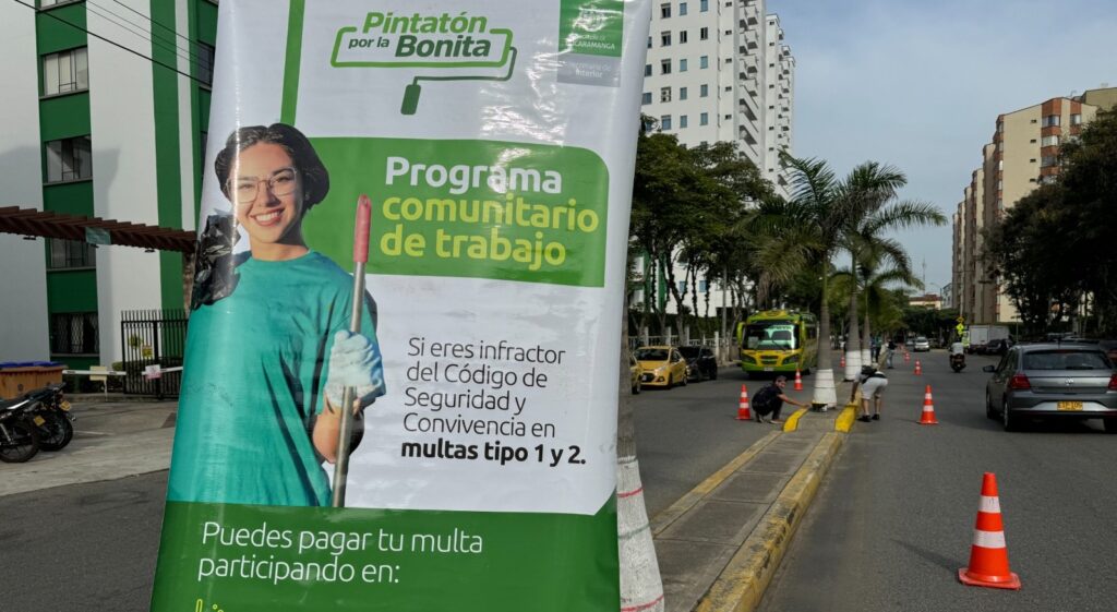 Bucaramanga fortalece pedagogía ciudadana con estrategia ‘Pintatón por la Bonita’