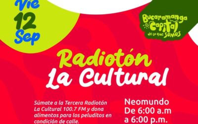 Tercera Radiotón LA CULTURAL 100.7 F.M. por los animales desamparados