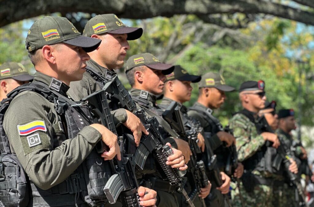 El alcalde de Bucaramanga presentó el Cuerpo Élite Antiextorsión y Antisecuestro