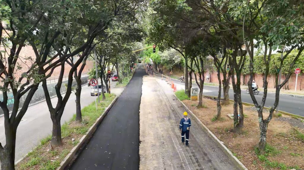 La rehabilitación de la malla vial en Bucaramanga avanza en el tramo Cacique – El Diamante