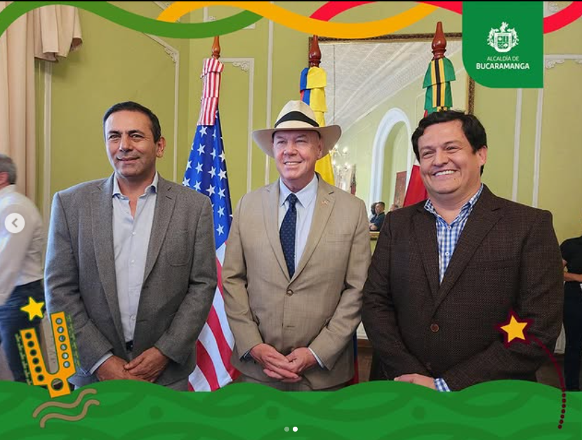 Bucaramanga fortalece cooperación con Estados Unidos en la lucha contra el crimen y la corrupción