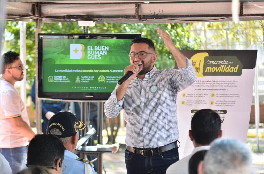 Alcalde Cristian Portilla lidera compromiso conjunto por la seguridad y la movilidad vial en Bucaramanga