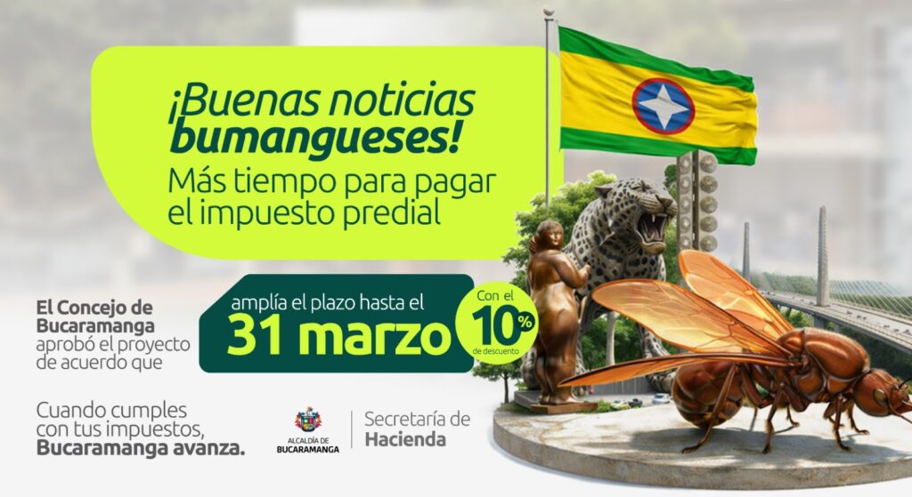 Se amplió el plazo: descuento del 10% en impuesto predial irá hasta el 31 de marzo