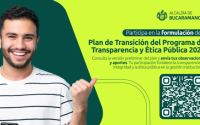Apoya la formulación del Plan de Transición del Programa de Transparencia y Ética Pública 2026