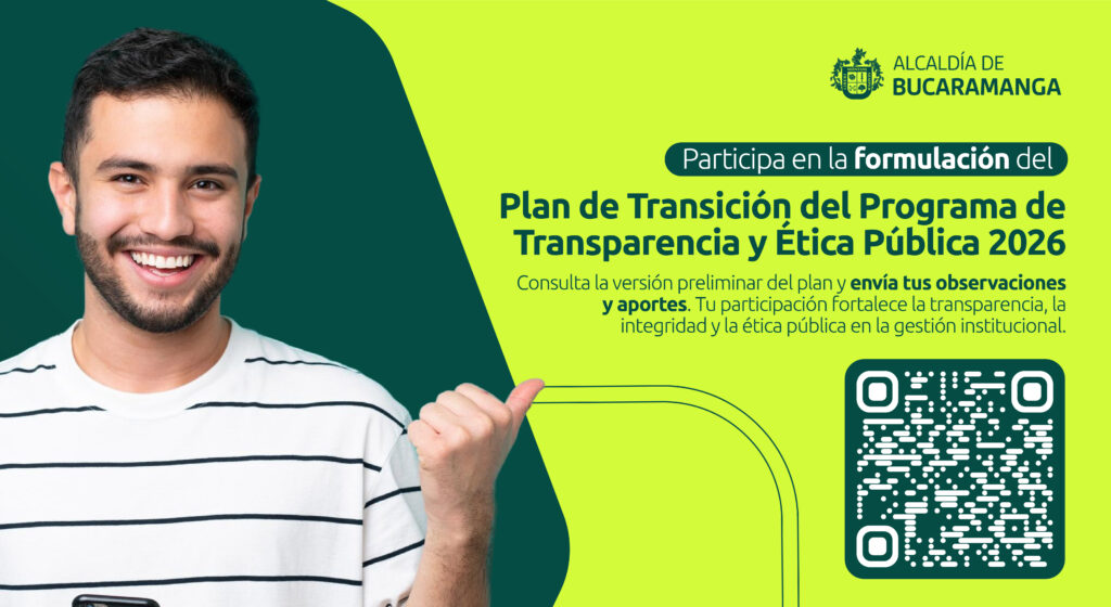 Apoya la formulación del Plan de Transición del Programa de Transparencia y Ética Pública 2026